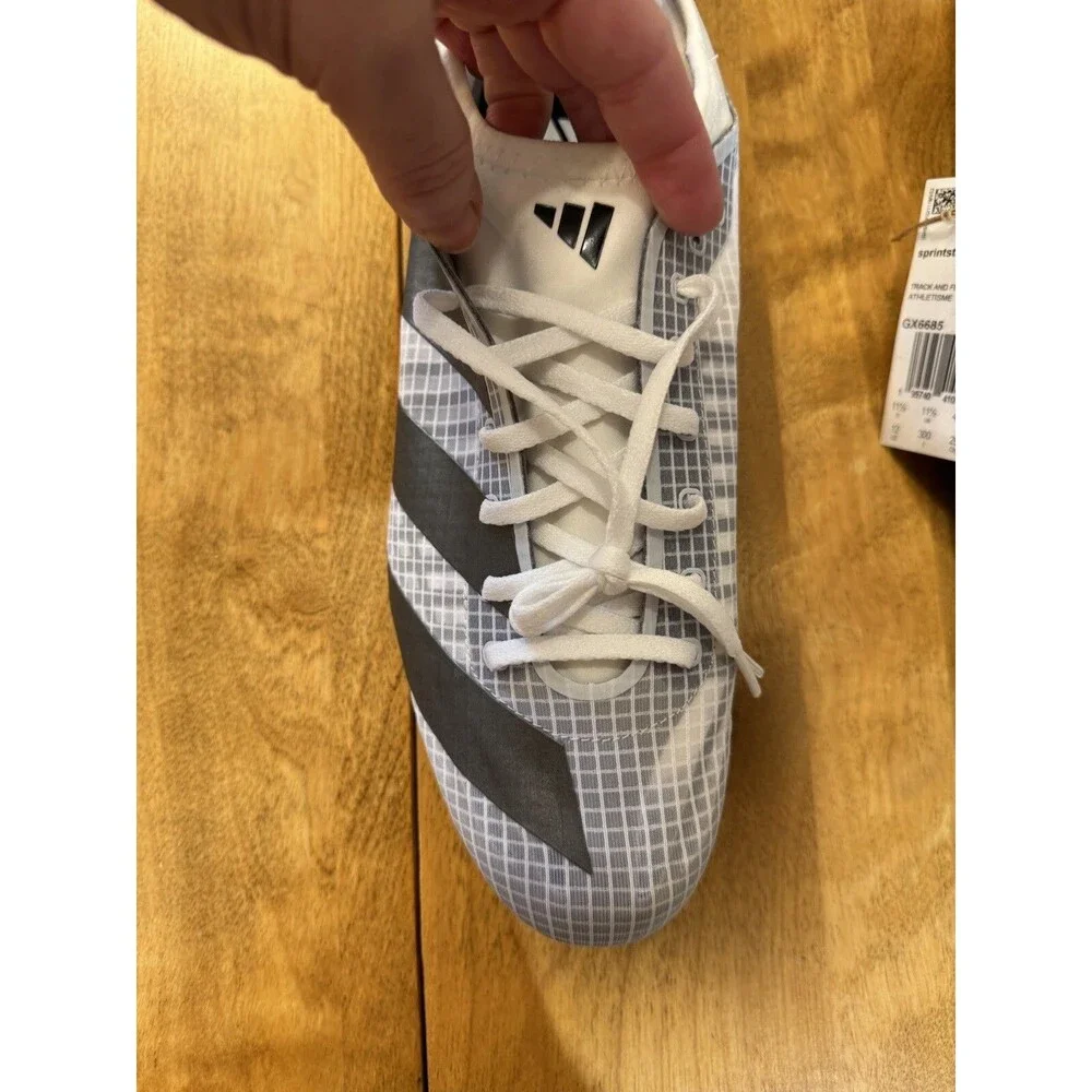 adidas Men's Sprintstar Track Shoes Size 12 White Brand New. GX6685 4/23